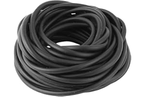 UXCELL sourcing map Aquarium air Flexible en Caoutchouc Flexible du Tube du Tuyau Pompe Longueur 8m Noir