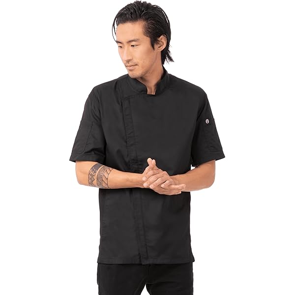 Chefworks Mens Rochester Chef Jacket White - CBZ01