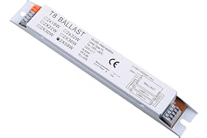 BIlinli T8 220-240V AC 2x58W Ballasts électroniques pour Lampes fluorescentes à Large Tension