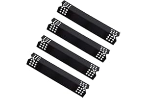 LOKHING 97371 (4-pak) Pogromca płomienia ze stali porcelanowej, osłony termiczne, płyta grzewcza, namiot grzewczy, części zamienne do grilla Master, Nexgrill i innych modeli grilla gazowego