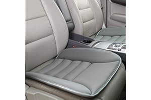 Big Ant Coussin Voiture Siege,Housse de Siège, Mousse Mémoire Protection Chaise Confortable Antidérapant tapis siege Couverture Siège, pour Auto Bureau Domicile-Gris