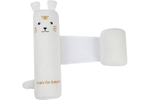 Joygoodta Baby Side Sleeper Coin Largeur Ergonomique Ajustement de Coin bébé réglable pour Nouveau-né pour Nourrisson Doux et Respirant, Chat Blanc