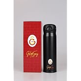 Galatasaray "Dekomus Cep Defteri Hediyeli" Lisanslı 500 mL &Ccedil;elik Termos