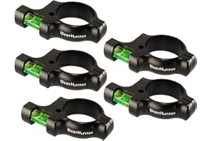 Niveles de Burbuja para Miras Telescópicas WestHunter Optics, se Adapta a Tubos de 30 mm / 25.4 mm | Únicamente para Actividades Deportivas, 5PCS