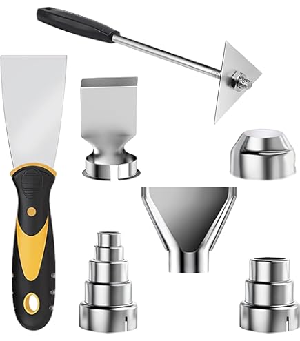 Set 4 Ugelli Per Pistola Termica In Acciaio Inox - Per Rimozione Vernice E Lavori Fai Da Te