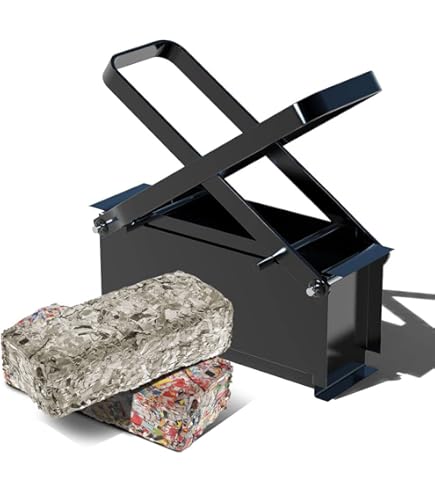 eBuzz Papierblokbriketmaker - krantenbaksteenrecyclerpers - kartonvrije brandstofcompressor - milieuvriendelijk blok voor branden - zwaar staal