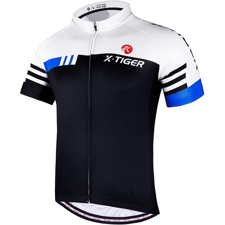 Maillot Cyclisme INBIKE Homme - Respirant, 3 Poches Arrière - T-Shirt Sport Vélo