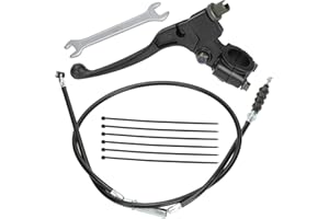 YOXUFA 7/8 Handlebar Left Clutch Lever and Cable for 50cc 70cc 90cc 110cc 125cc 250cc SSR RFZ SDG DB17 DB27 DB007 Tao Tao Coolster Baja Apollo Lifan Xpro Thumpstar Kayo Xmotos Loncin Pit Dirt Bikes