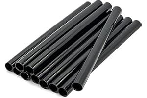 APRAGAZ 200mm x 15mm Radiator Pipe Covers Black- Pipe Covers- Radiator Pipe Covers (20 Pack)