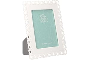 LA PORCELLANA BIANCA PB LA Porcellana Bianca - Valentino Portafoto Rettangolare Traforato per Foto 10X15 Cm in Gift Box