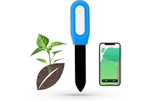 Tolesum Capteur d'humidité du Sol, Intelligente Hygrometre Plante, Moniteur de Température de l'Air, Zigbee Nécessaire, Compteur D'humidité/Température Pour La Plantation De Jardin