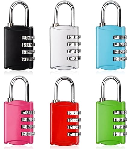 2 stuks cijferslot met 3 cijfers, kofferslot cijferslot, combinatiesloten, klein hangslot met combinatie, sleutelloos resetbaar voor koffers, kasten, met 2 x codeerapparaten