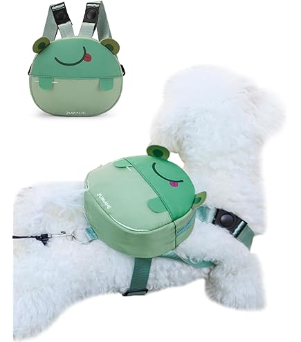 Large Dog Backpack Carrier Adjustable Dog Backpack Brown Canvas