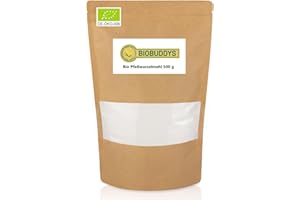 ‎BIOBUDDYS Organic Arrowroot Meal - Gluten-Free & Vegan - Fine Arrowroot Strength from Controlled Organic Cultivation - Neutral in Taste - Arrowroot Powder - 500g