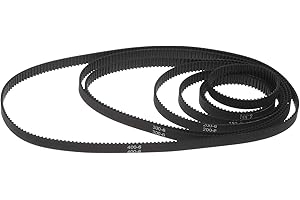 sourcing map 8pcs 2GT Closed Loop Timing Belt Assorted Size 110mm 112mm 122mm 158mm 200mm 280mm 300mm 400mm Length, 6mm Width, 3D Printer Timing Belts