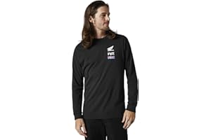 Fox Racing Camiseta de Manga Larga para Honda Wing Camiseta Hombre (Pack de 1)