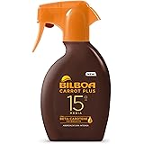 Bilboa Carrot Plus, Solare Trigger SPF 15, Abbronzante Corpo, Formula con Betacarotene per una Abbronzatura Intensa e Duratur