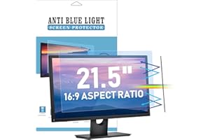 LAMA 21.5 Inch Blue Light Blocking Screen Protector, Universal Computer Monitor Screen Filter (WxH:18.74"*10.55"), Anti Blue Light, Anti Glare, Anti-UV, Eye Protection, Reduce Eye Strain(21.5" 16:9)