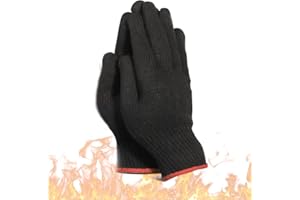 WXNPA 2 Pezzi Guanto Resistente Al Calore,Guanti professionali resistenti al calore,Guanti professionali resistenti al calore per acconciare,Guanti Anti-calore Per Acconciature