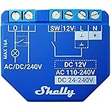 Shelly Plus 1 Smart Home Relais Schalter, Digitale Steuerung von elektronischen Geräten per kostenloser App & WLAN, Funktioni