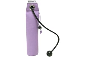 Dog & Field Puppy Training Dummies - Purple. 100g Canvas Training Dummy With Short & Long Throw Toggle For Obedience & Retrieval Practice. Lightweight Water Float Dummy, Gundog Training Equipment
