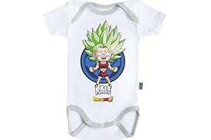 Baby Geek Kale - Dragon Ball Super - Body Bébé Manches Courtes - Licence Officielle