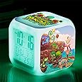 My Singing Monsters Alarm Clock for Kids, Game LED Digital Alarm with 7 Color Changing Night Light Displaying Time Temperature