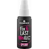 essence SPRAY FIJADOR DE MAQUILLAJE DE LARGA DURACIÓN fix & LAST 18h, matificante, fijación, expresión del resultado, mate (5