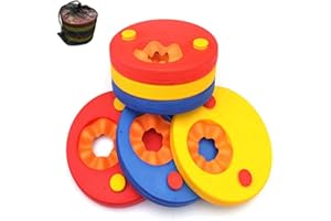 6 Pcs Swim Discs Learn to Swim EVA Foam Arm Bands Float For Swimming Baby Kids Children Eco Friendly Up To 12 years Unisex HYGRAD BUILT TO SURVIVE, multicolour