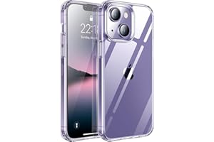 Oprimio Seria premium do iPhone 15 etui przezroczyste [nigdy nie żółknie] [niemiecki materiał] [odporny na zarysowania tył z poliwęglanu] przezroczyste etui na telefon komórkowy