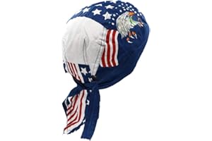 TOPT RASTA bandana drapeau us usa aigle biker homme femme serre tete casque ride