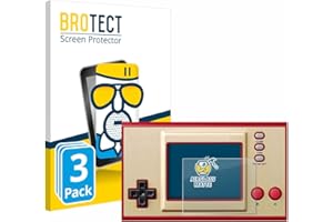 BROTECT Protector Pantalla Mate Cristal para Nintendo Game & Watch The Legend of Zelda (3 Unidades) Protección Anti-Reflejos
