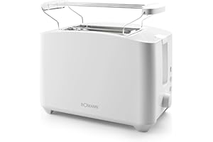 CLATRONIC Bomann® TA 6065 CB Grille-Pain 2 Fentes | Z Kratką Do Podgrzewania Bułek | Funkcja Rozmrażania i Podgrzewania | Do Bułek i Tostów