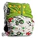 LittleBloom, Reusable Pocket Real Cloth Nappy Washable Diaper BAMBOO CHARCOAL, Pattern 3, Without Insert, (see "Special Offers and Product Promotions" for Special Offers Detail)