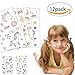Produktbild Yansion Cartoon Tattoos temporäre Einhörner Tattoos Safe für Kinder, wasserdicht und abnehmbar 12 Blatt