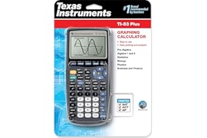 TEXAS INSTRUMENTS TI-83PLUS Programmable Graphing Calculator, 10-Digit LCD