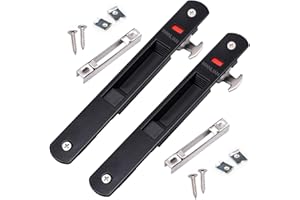 WANLIAN Verrou Baie Coulissante Fermeture - Serrure de Crochet de Fenêtre de Porte Mobile Moderne Simple Face de Verrouillage Pour La Maison Serrure porte Baie Vitree porte Coulissante Fermeture