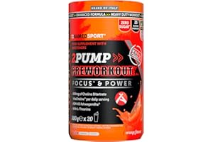 NAMEDSPORT SUPERFOOD NAMEDSPORT 2PUMP>> PREWORKOUT 300 g - Supplement con MP9, KSM-66, L-glutamina e caffeina, pensato per gli sforzi particolarmente intensi e per migliorare la concentrazione