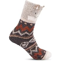 totes Toasties - Calzini da donna Fair Isle e ciniglia super