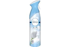 Febreze Spray Désodorisant Maison, 1 x 300ml, Pour Élimination Et Prévention Des Odeurs, Pureté De Coton