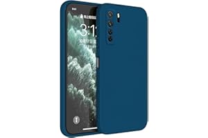 Topme Funda para Huawei P40 Lite 5G (6.5" Inches) Carcasa Caja Case Estuche, Funda Protectora de Piel de Silicona TPU - Azul Zafiro