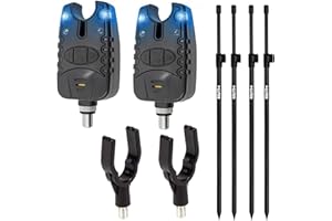 Eurocatch Beetdetector Kit de bâton de banc - Support de canne à pêche