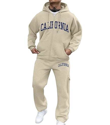 Survêtement Homme à Capuche En Coton - Ensemble Jogging 2