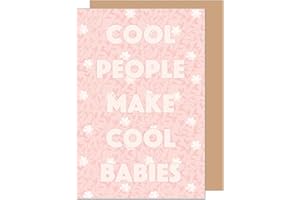 Edition Seidel Kartka z życzeniami z okazji narodzin dziecka z kopertą, kartka z życzeniami dla niemowląt, dla chłopców i dziewczynek, dzieci (E294 SW025)