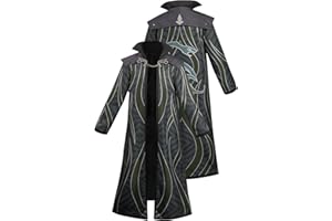 MOYGOR Wizard Cosplay Costume Witch Cape Robe Cloak House Fan-atic School Uniform Halloween Unisex