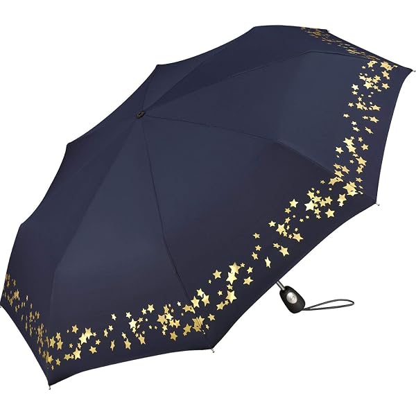 Parapluie Pliant Automatique Pierre Cardin - Bleu Jeans - Neuf Avec Étiquettes