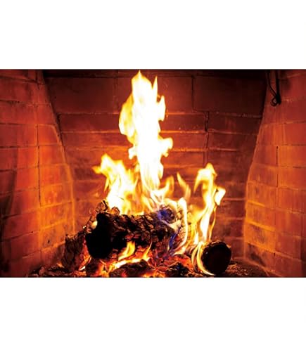 AOFOTO Fotohintergrund 'Brennholz Kamin' – 2,1 X 1,5 M Vinyl, Für Winter- & Weihnachtsfotos