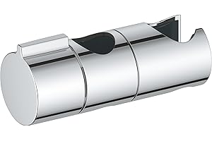GROHE Vitalio, Duschkopfhalterung für Duschstange (Einstellung des Brausekopfes auf korrekte Höhe & Winkel, 22mm Durchmesser, für alle Standard Brausestangen geeignet, langlebig), chrom, 27723001