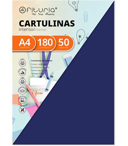 500 Fogli di carta DIN A4 foglio plano - verde scuro (verde) - 160 g/m² - 21 x