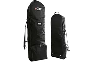 FOXCUP POCHY Sac de Voyage pour Club de Golf avec Roulettes - Polyester 600D, Sangle Réglable, Housse de Transport pour Compagnies Aériennes
